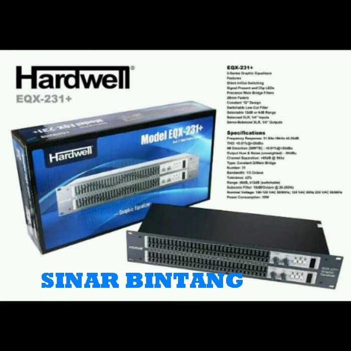 Equalizer hardwell EQX231+ Eqx 231+