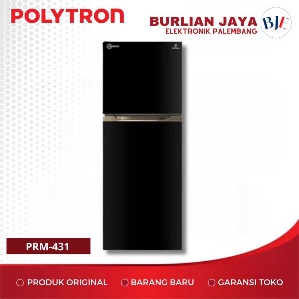 KULKAS 2 PINTU POLYTRON PRM-431 KULKAS 2 PINTU NO FROST POLYTRON PALEMBANG
