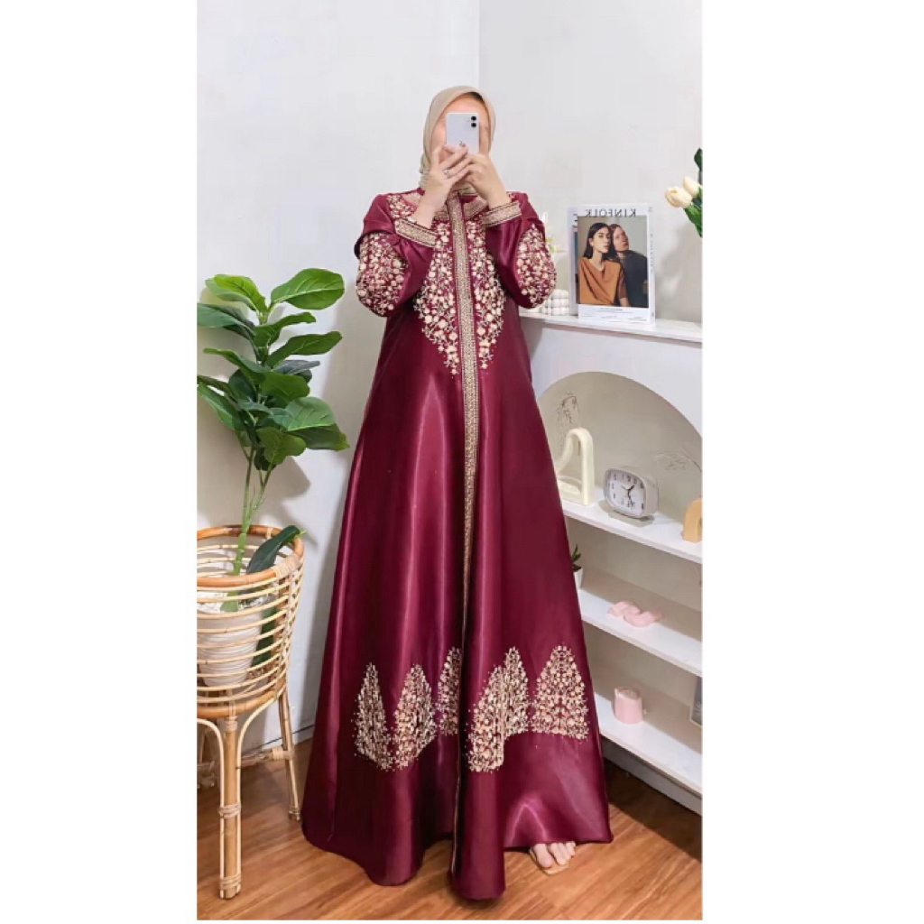 gamis bordir pintu aceh