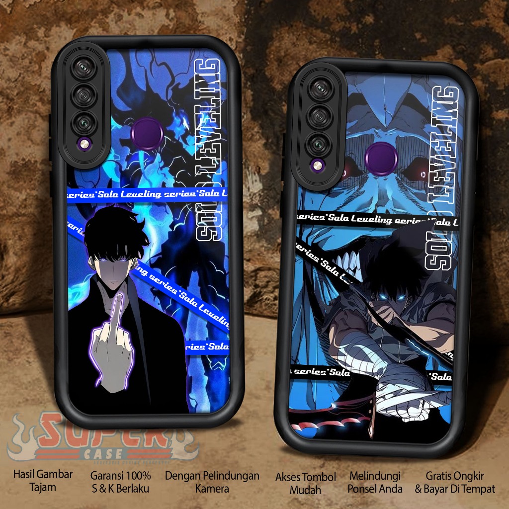Case Hp For HUAWEI Y6P 2020 SLOLVLNG SoftCase Glossy casing Handphone Silikon Glass