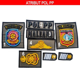 Atribut POL PP Bordir Timbul