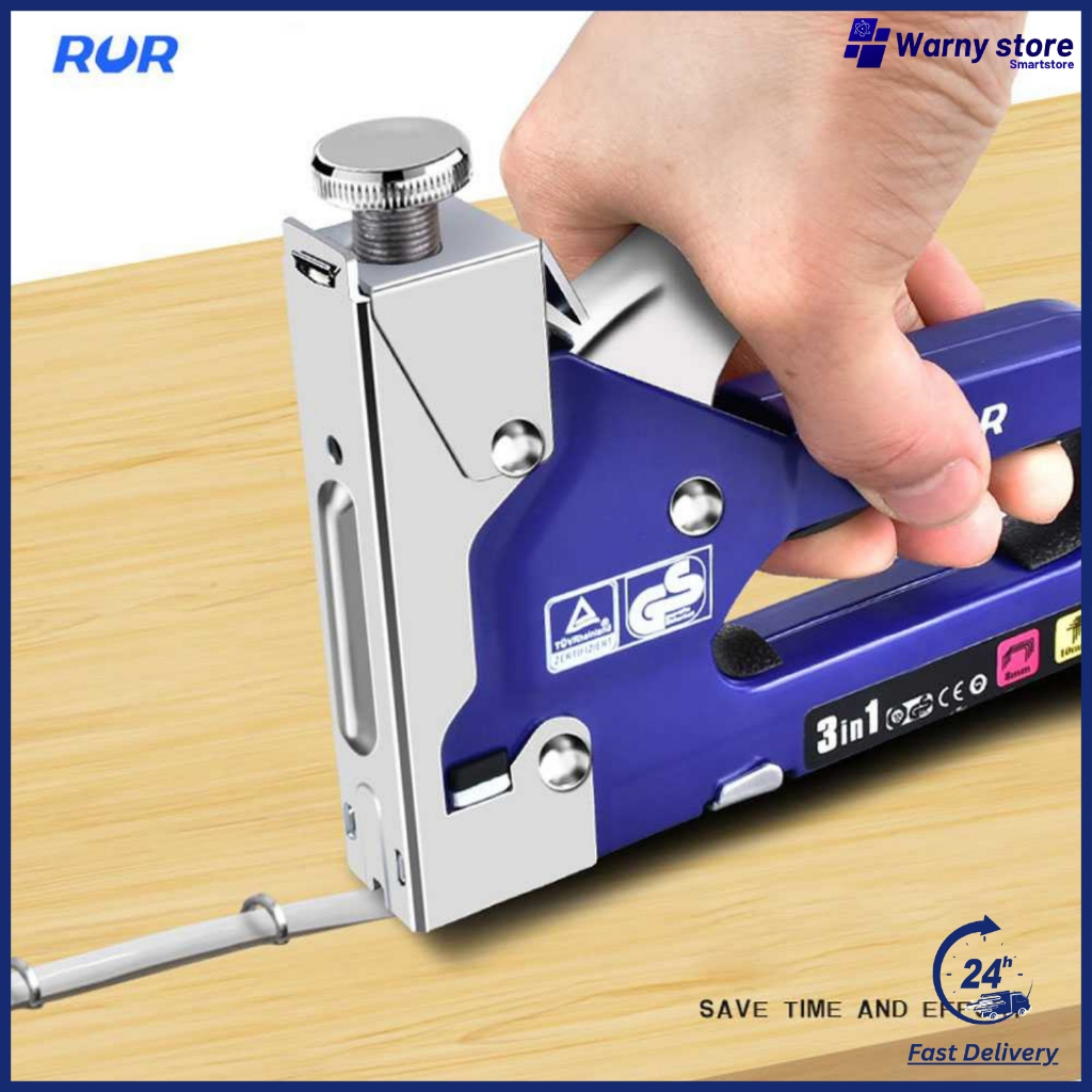 

Staples Tembak Staple Gun Machine 3in1 Multi Purpose Nailing Tools - R2010