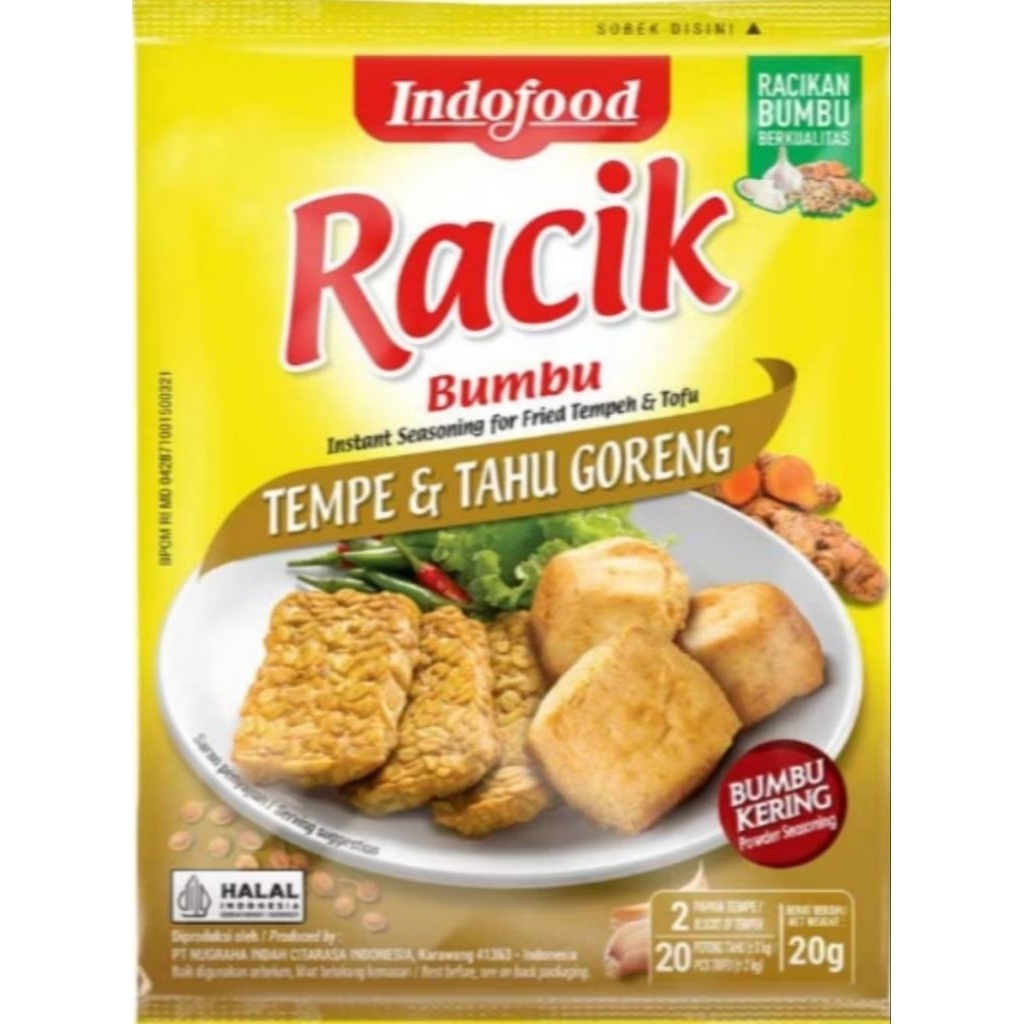

Bumbu racik tempe dan tahu goreng 20g