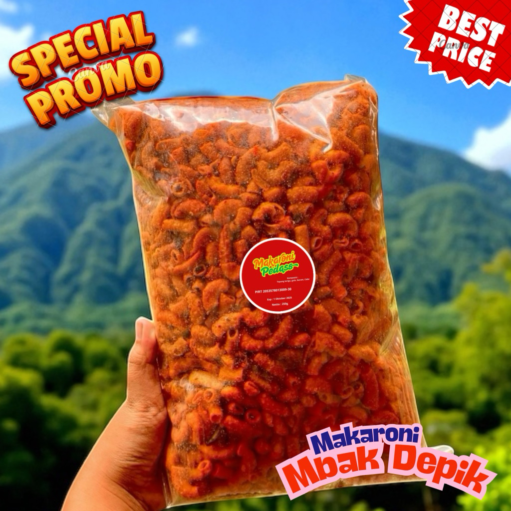 

Makaroni Pedas 1/4kg Surabaya – Rasa Cabe Bikin Nagih!