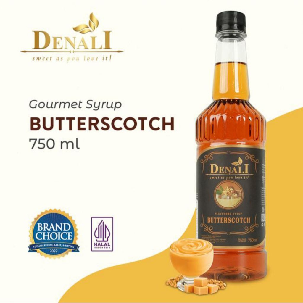 

DENALI SYRUP BUTTERSCOTCH 750 ml