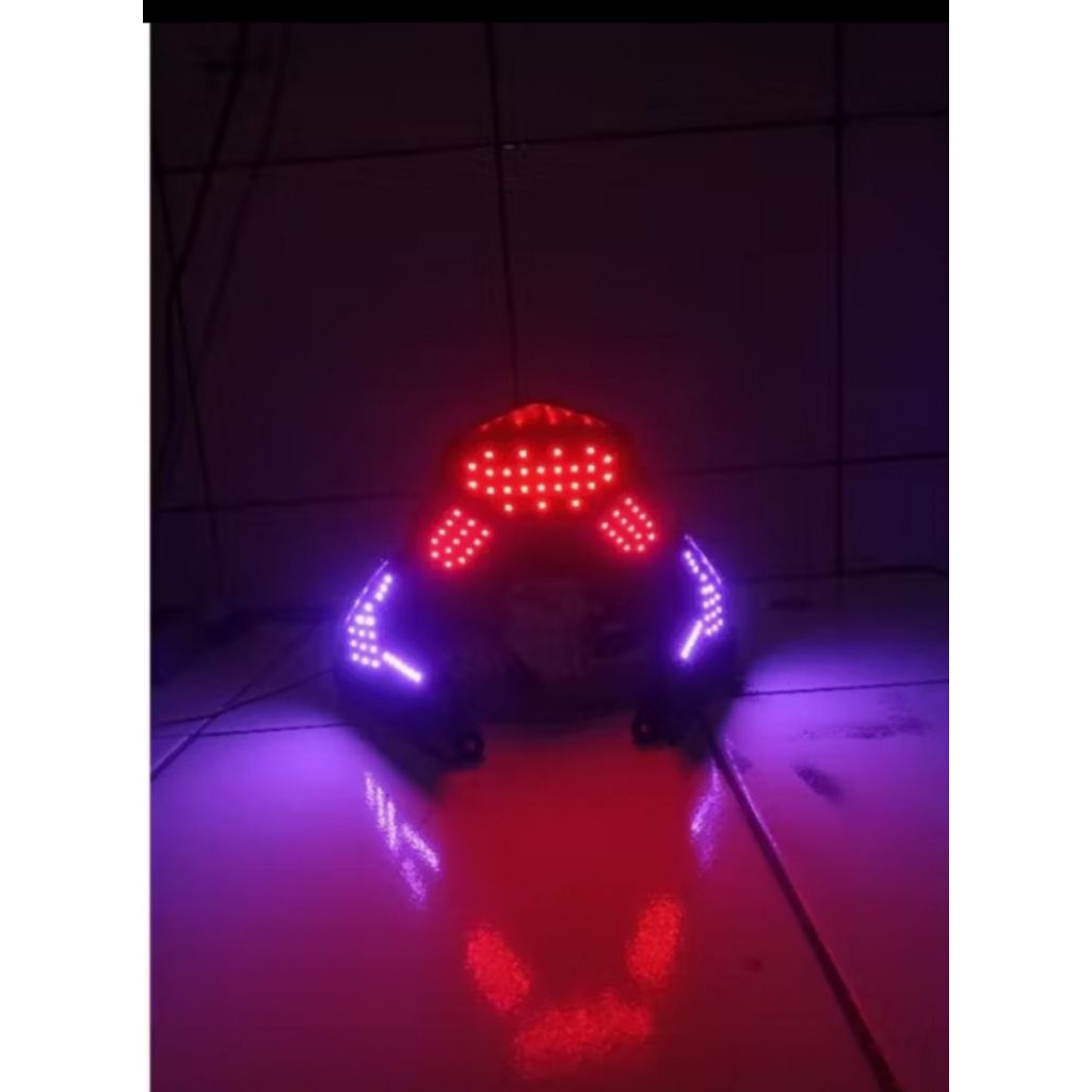stoplamp running+sein running 2 mode vario 125 old bolham/vario kzr sudah pnp soket