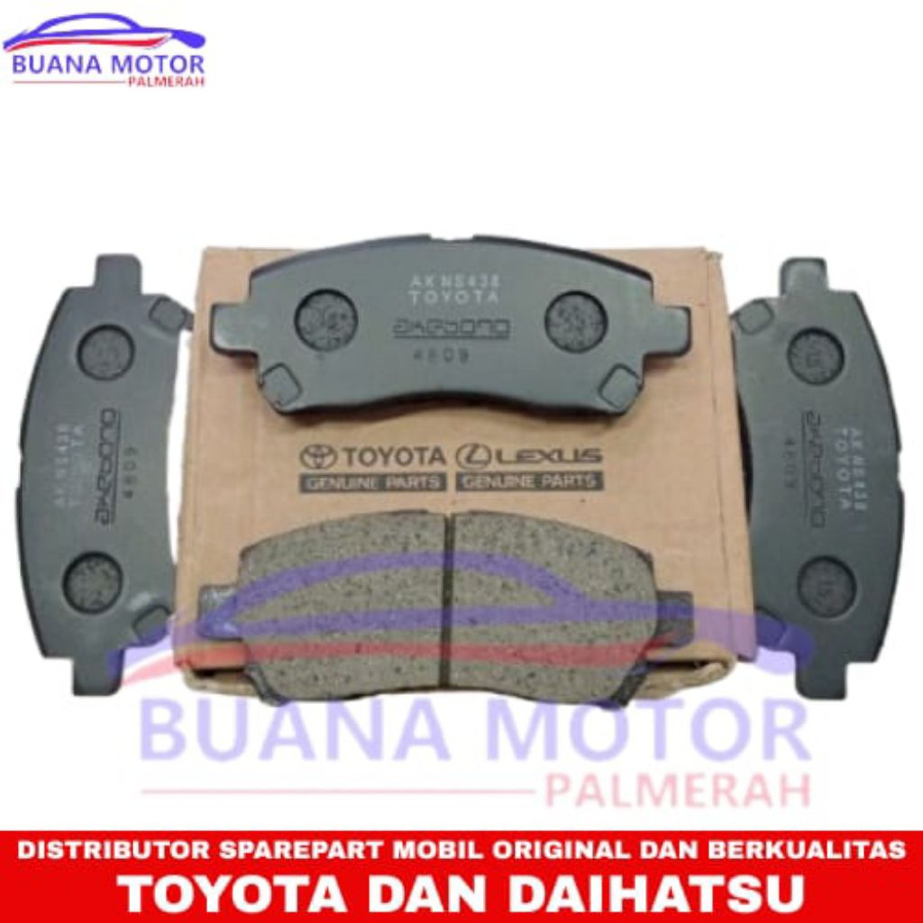 Kampas Rem Depan Avanza/Xenia 2006-2015/Rush/Terios 2006-2016/Taruna/Suzuki APV Original 04465-YZZR8