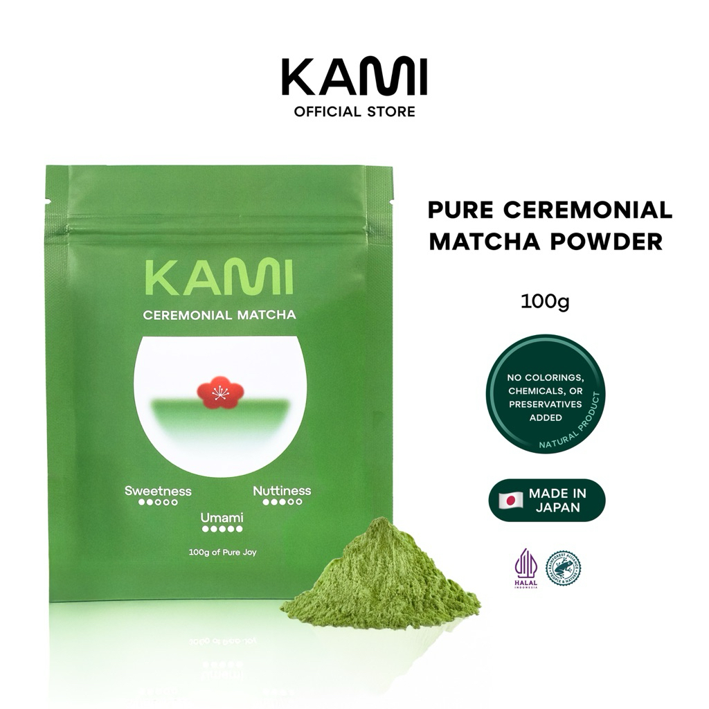 

KAMI Matcha - Ceremonial Matcha 100G of Pure Joy