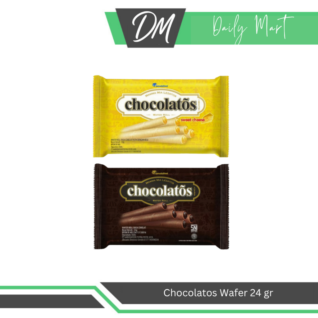 

Chocolatos 24gr All Varian Chocolate/Keju - Snack Enak Murah Bergizi