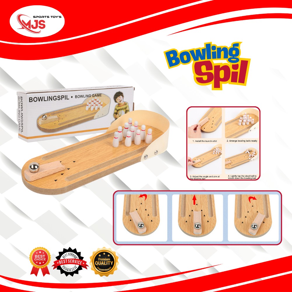 Mainan Edukasi Bowling Mini Kayu Bowling Board /Mainan edukasi anak/ Mainan Bowling Anak / Mainan Ke
