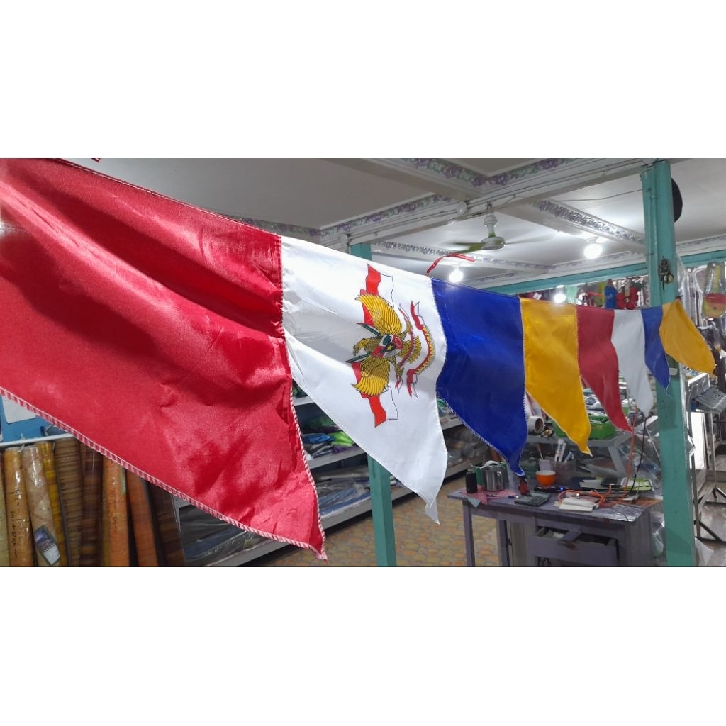 bendera umbul-umbul warna warni 2.5 meter bendera umbul umbul warna warni 2.5 meter