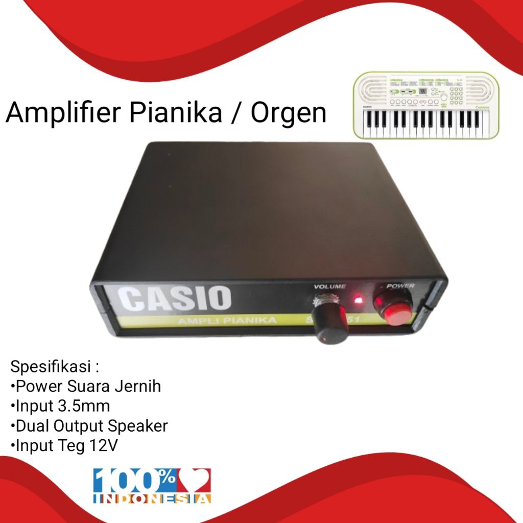 Amplifier Pianika / Orgen drumband