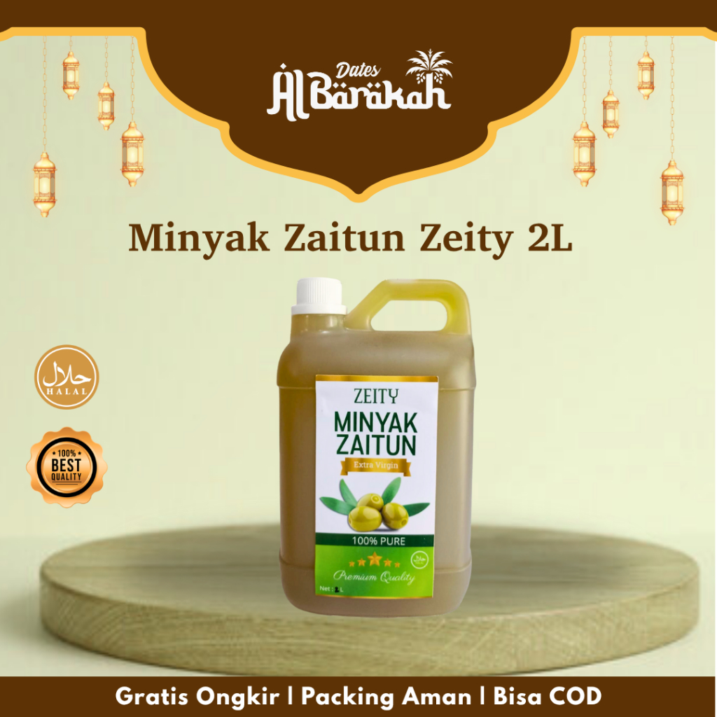 

Minyak Zaitun Extra Virgin Olive Oil Original Premium 2Liter by Zeity