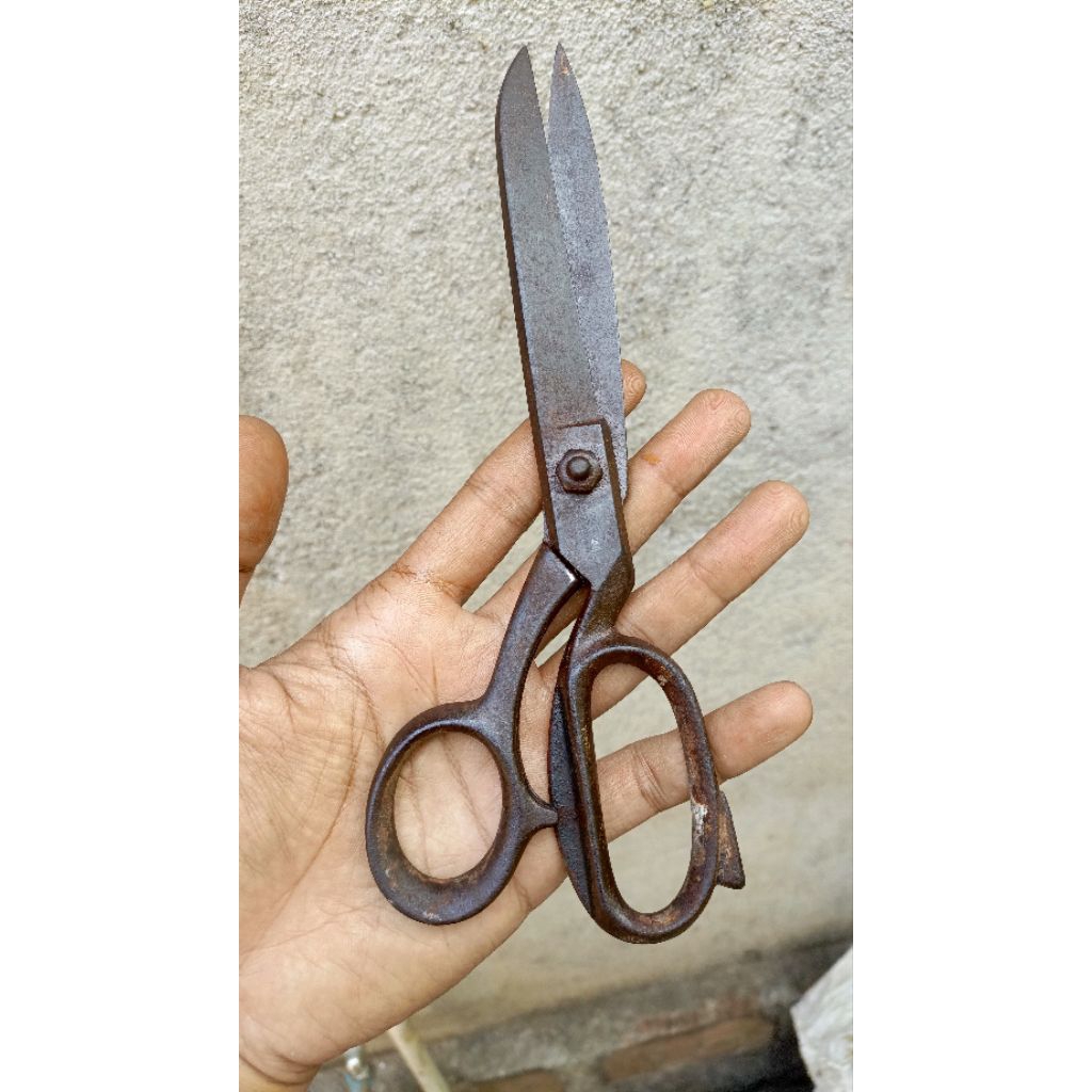 gunting besi carl schlieper solingen germany lawas kuno antik rustik