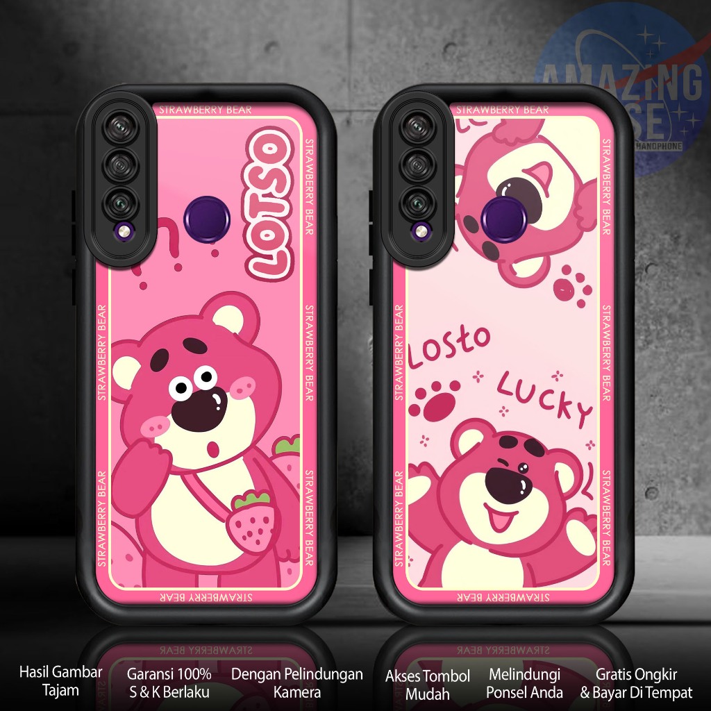 Case Premium Compatible For HUAWEI Y6P 2020  Motif LST Casing Softcase Glossy Anti Jamur