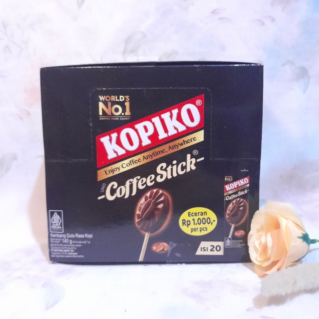 

PERMEN KOPIKO STICK / PERMEN KOPIKO LOLI GAGANG / 1 BOX ISI 20 PCS