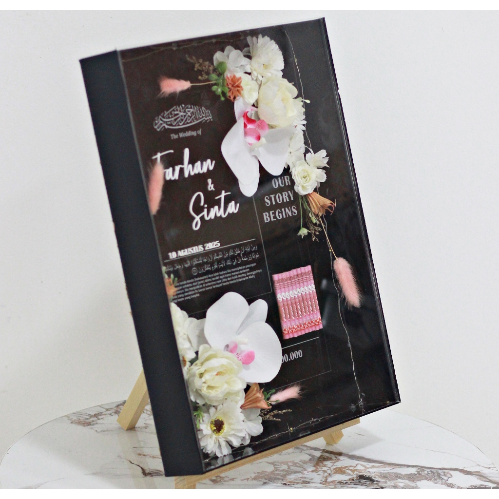 

Mahar Box Hitam Full Acrilik Sliding 40x30x5 cm