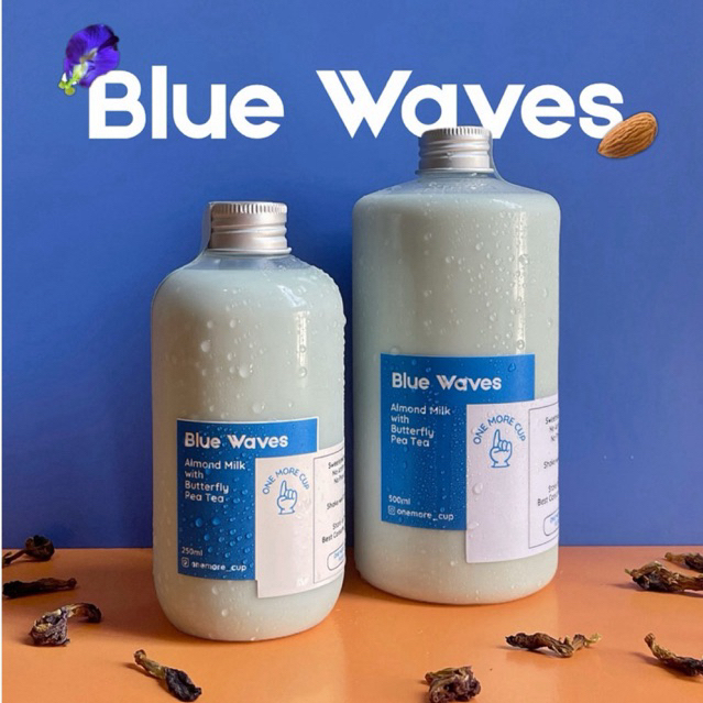 

Blue Waves (Almond Milk tea)