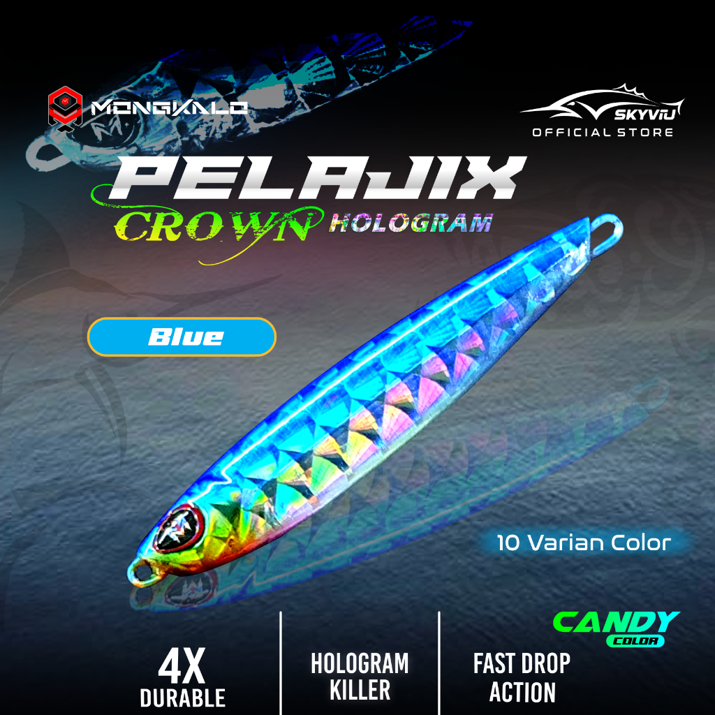 Mongkalo Pelajix Kipas noGID noMotif Candy 30 Biru