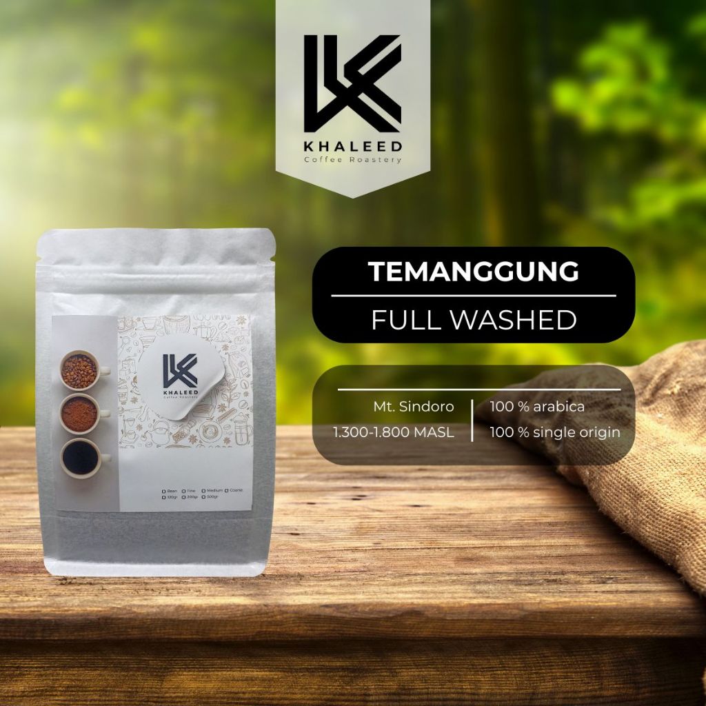 

Kopi Arabika Temanggung Sindoro Full Wash