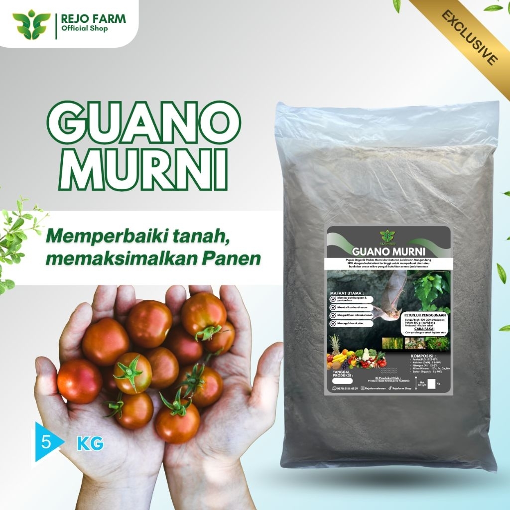 Pupuk Guano Murni by Rejo Farm
