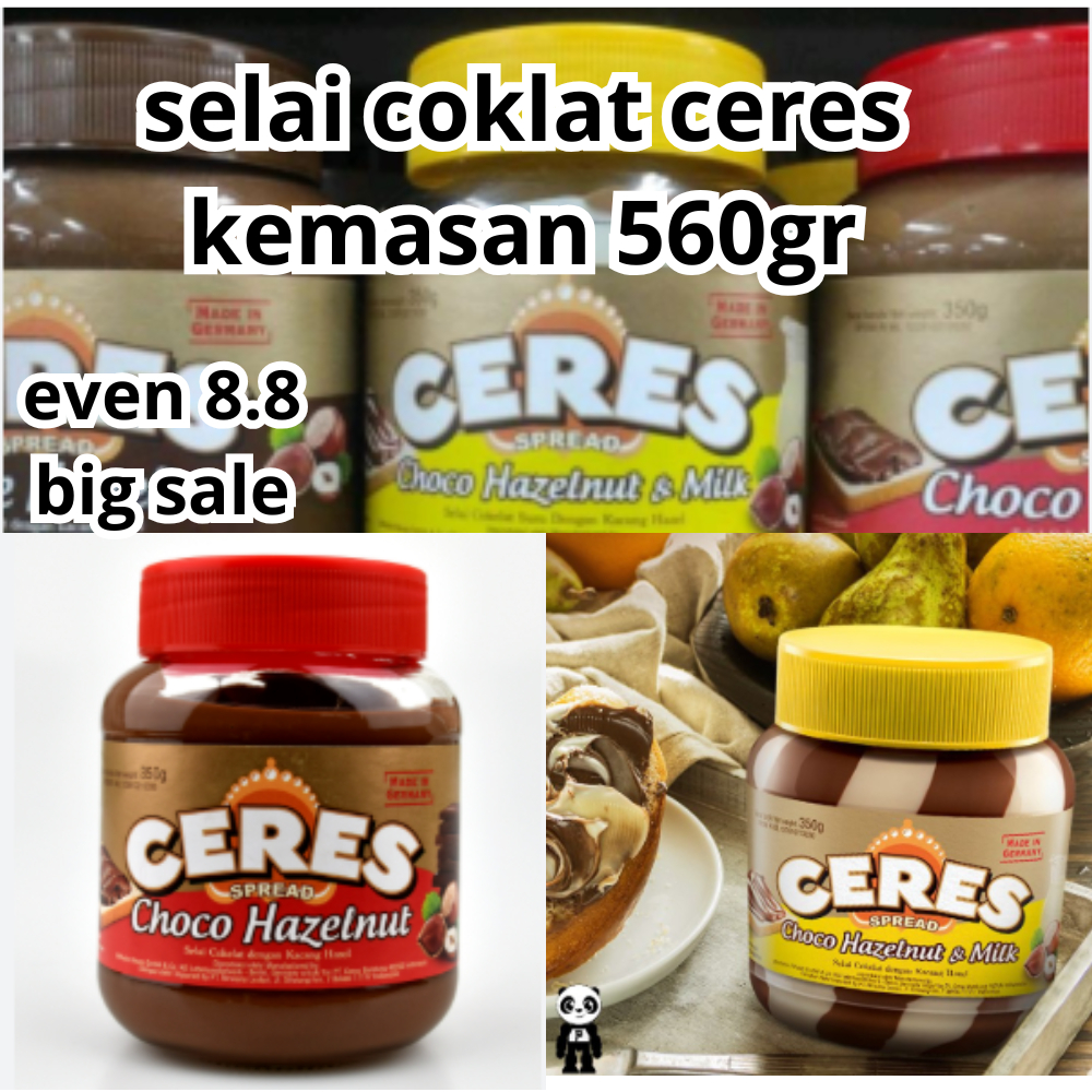 

CERES SPREAD SELAI MILK DUO / DOUBLE HAZELNUT 560GR / SELAI CERES COKLAT