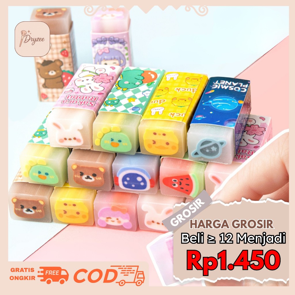 

Penghapus Lucu Karakter Penghapus Pensil Astronout Eraser Pencil Alat Tulis Sekolah ATK 1 Pcs