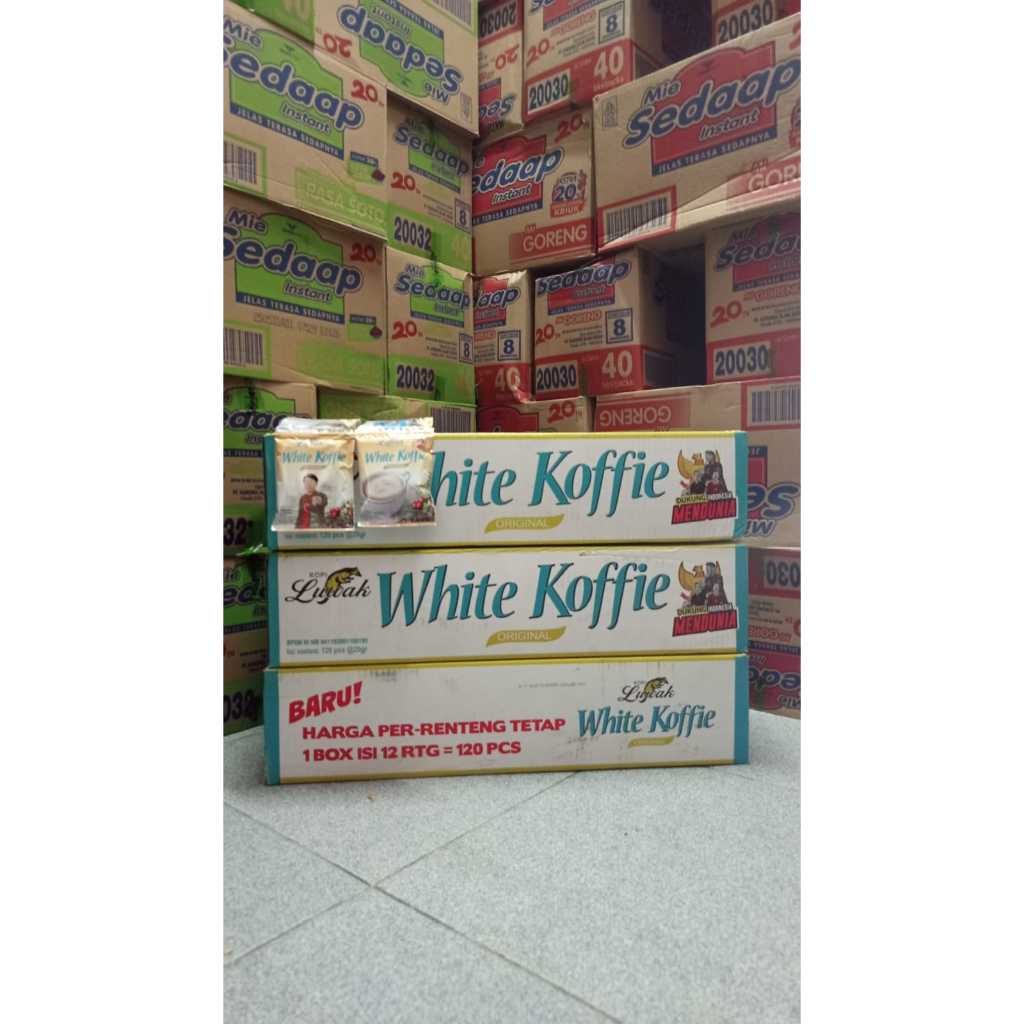 

Luwak White Koffie Original 1 Karton isi 12 Renceng