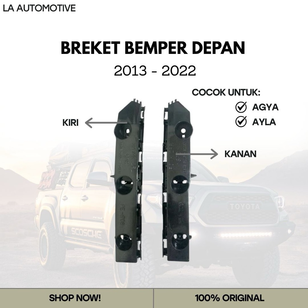 BREKET BEMPER DEPAN AGYA AYLA 2013-2022