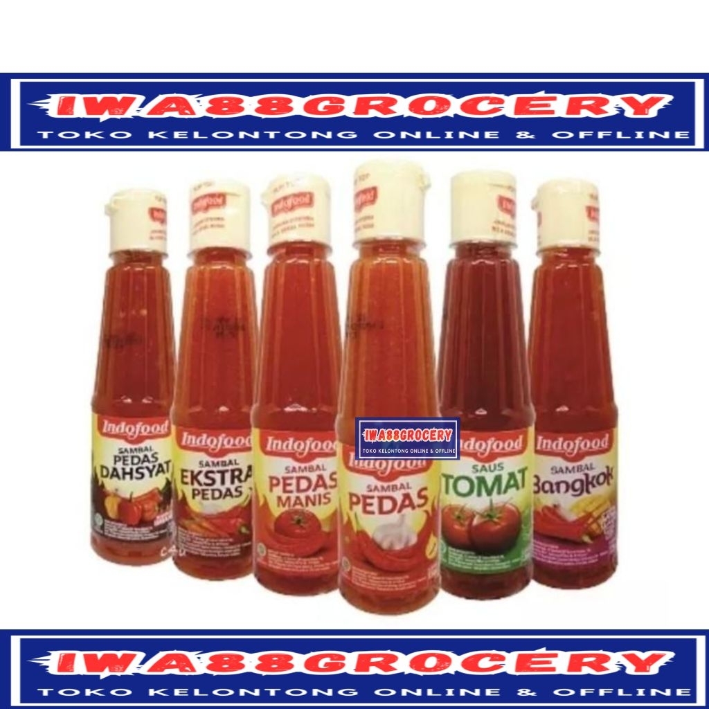 

Indofood saos sambal 135ml pet all variant