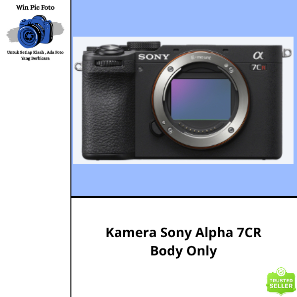 Kamera Sony Alpha 7CR Body Only / Camera Sony / Kamera Mirrorless / Camera Mirrorless