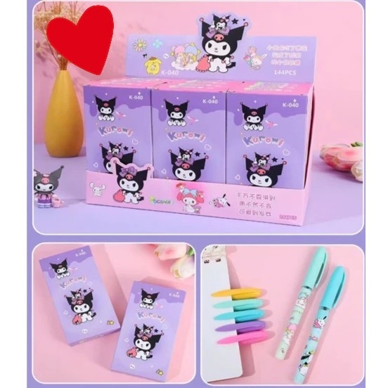 

Pulpen Gel motif Sanrio Kuromi K-040 0.5mm | Tinta Hitam | Motif Lucu Sanrio (di Jual Per Pcs)