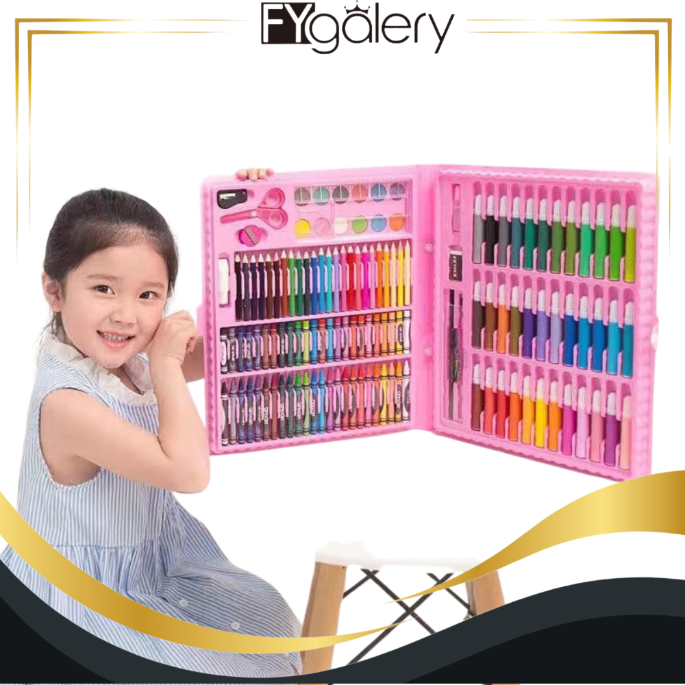 

FYgalery Crayon Set Isi 86 Pensil Warna Cat Air Alat Lukis Karakter Stationary Color Pencil Murah Y1037