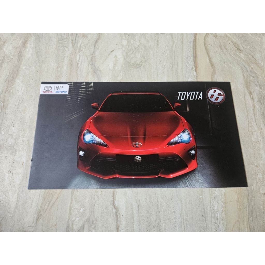 brosur katalog mobil toyota 86 2019 booklet buku