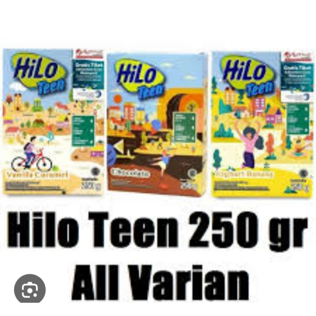

Hilo teen all variant 250gr(susu tinggi kalsium&protein usia remaja)