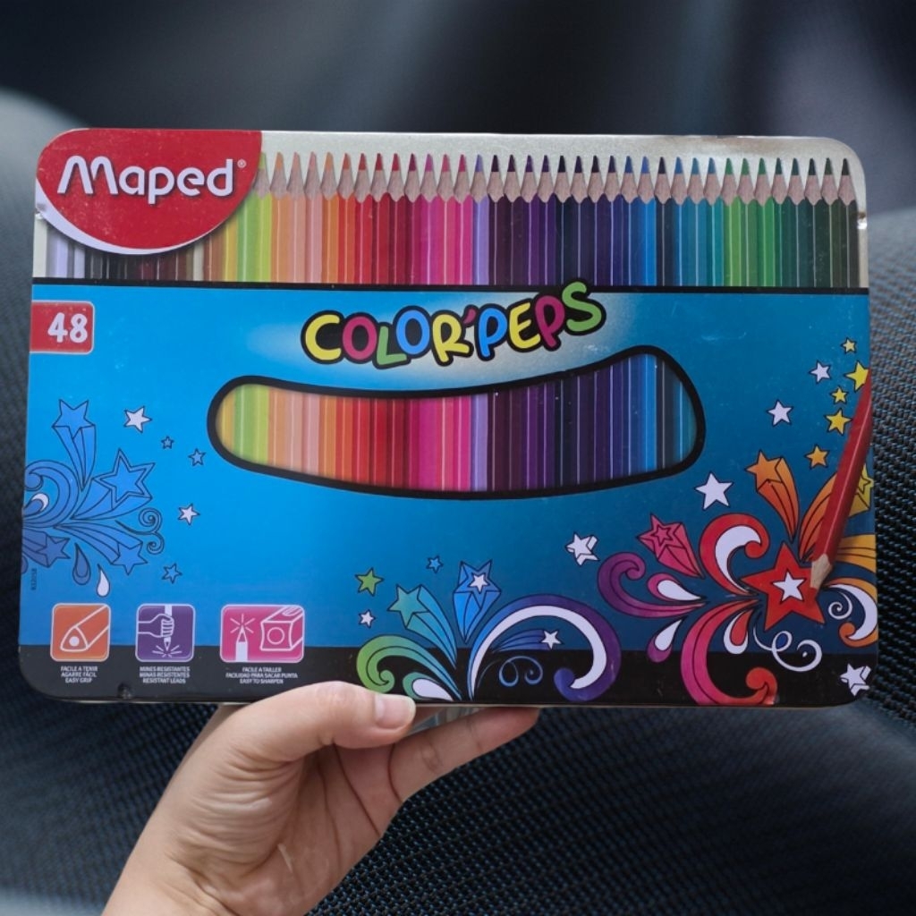 

Maped Original Pencil Color/Pensil Warna 48 Kemasan Box Kaleng - ColorPeps