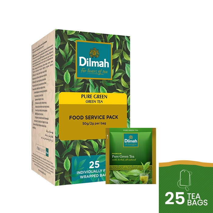 

[oddsolshop] pekanbaru/Dilmah Premium Pure Green Tea 25 PCS / Teh Hijau Murni