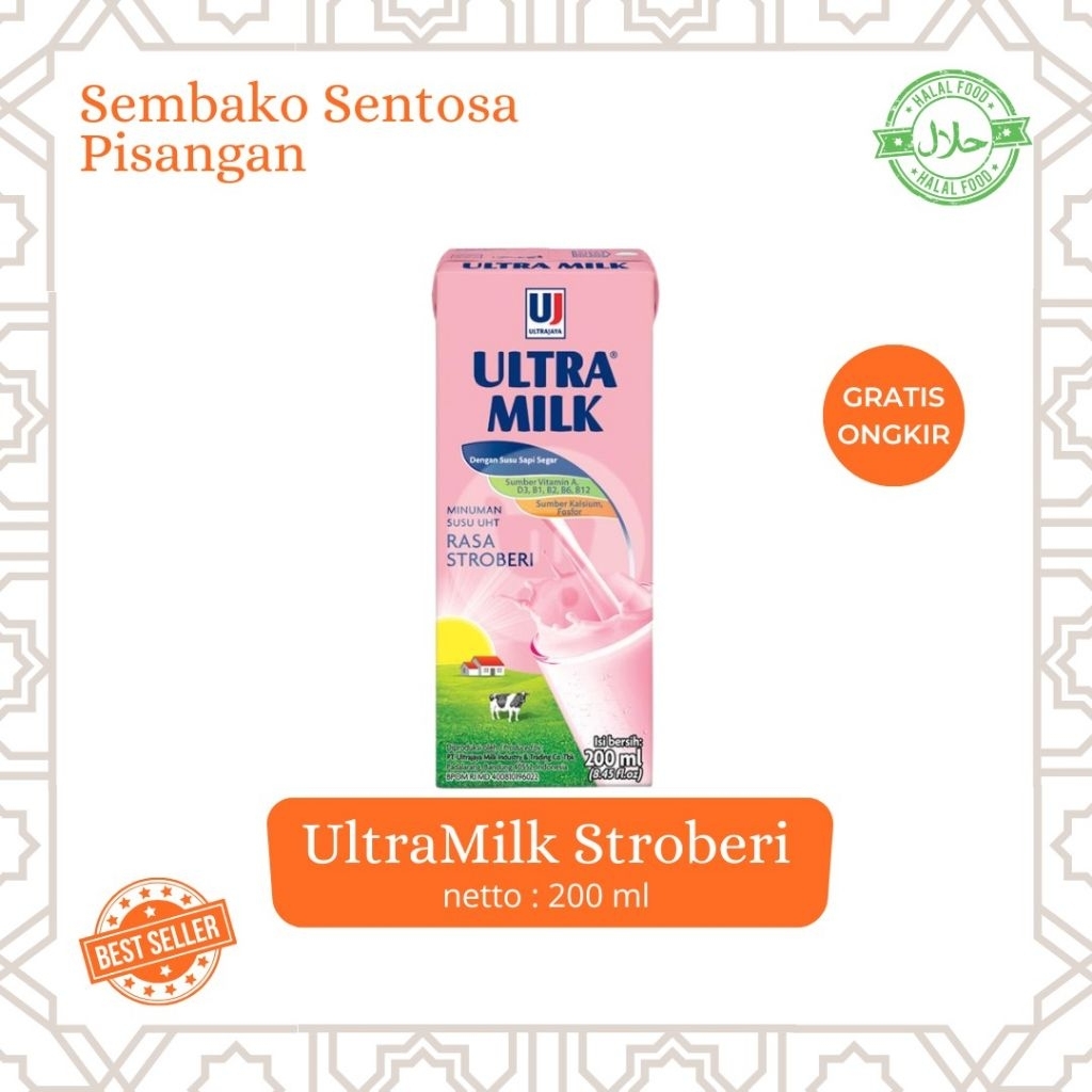 

Ultra Milk Strawberry 200 ml