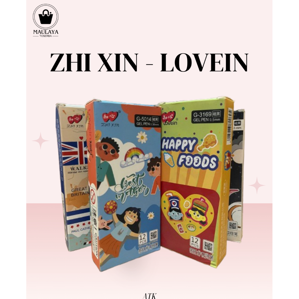 

Pen Zhi Xin Lovein Black Ink