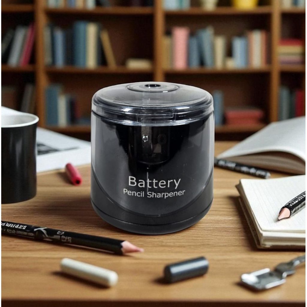 

Rautan Pensil Otomatis Pencil Sharpener Automatic for 6-8mm - YS-PS05 - Black