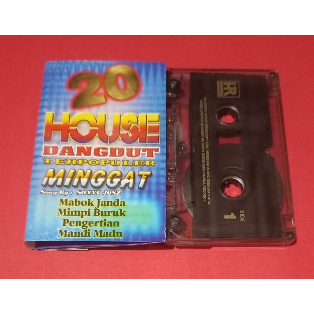 kaset pita 20 HOUSE DANGDUT  TERPOPULER / MINGGAT