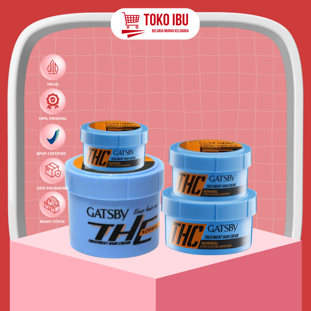 Gatsby Thc Treatment Hair Cream / Minyak Rambut 28Gr/70Gr/125Gr/250Gr