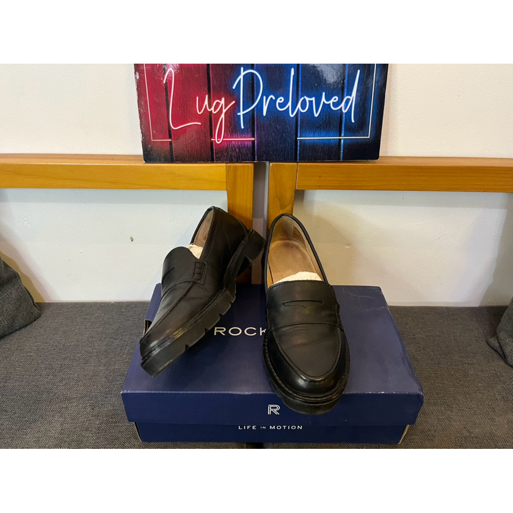 sepatu rockport hitam