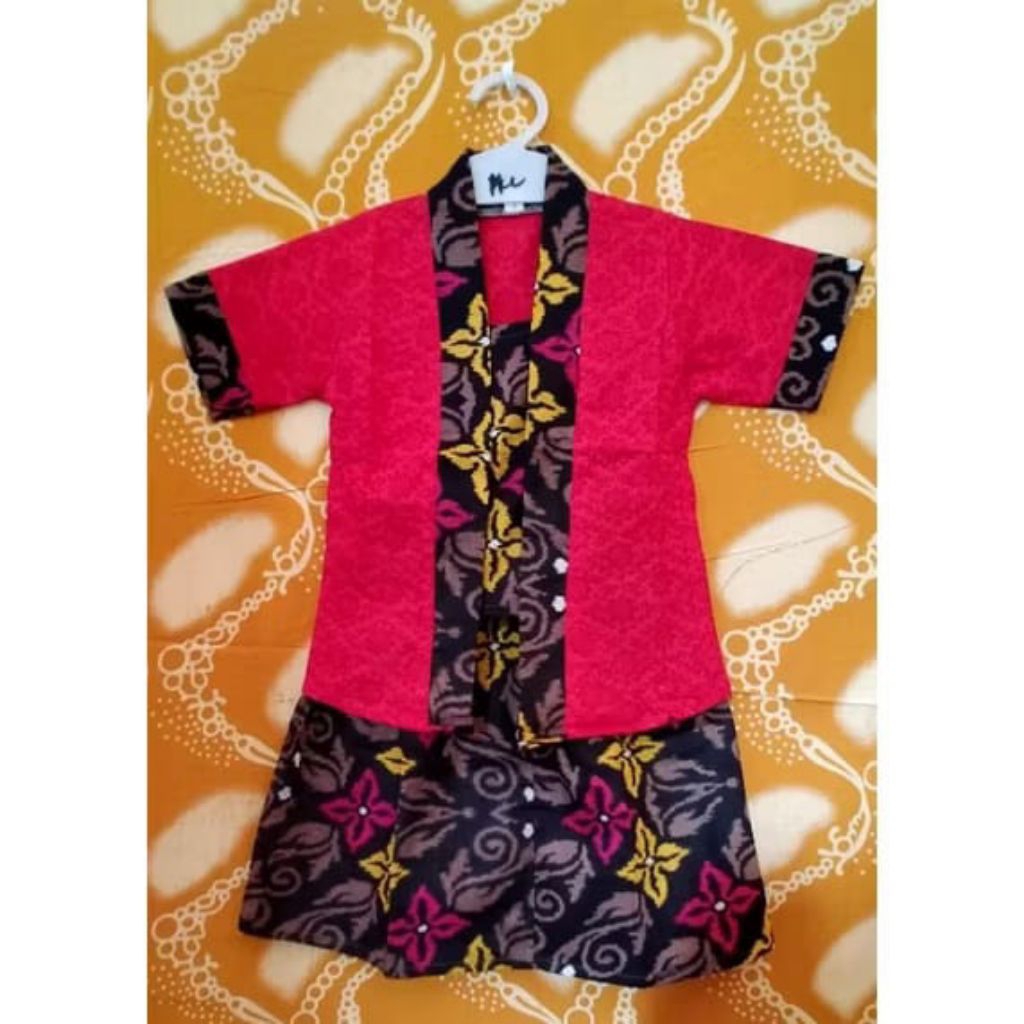 Setelan kebaya anak baju kartini anak perempuan usia 1-7thn