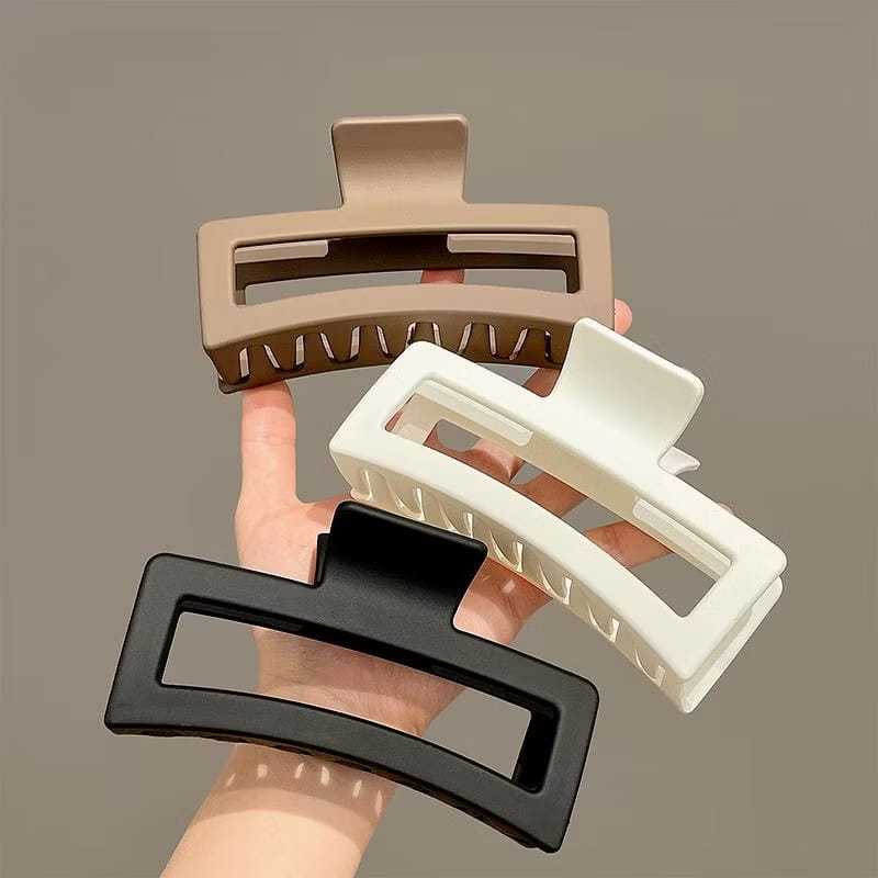 Jepit Rambut Super Jumbo Korea 13 cm Jedai Doff Persegi Panjang Jepitan Korea Original