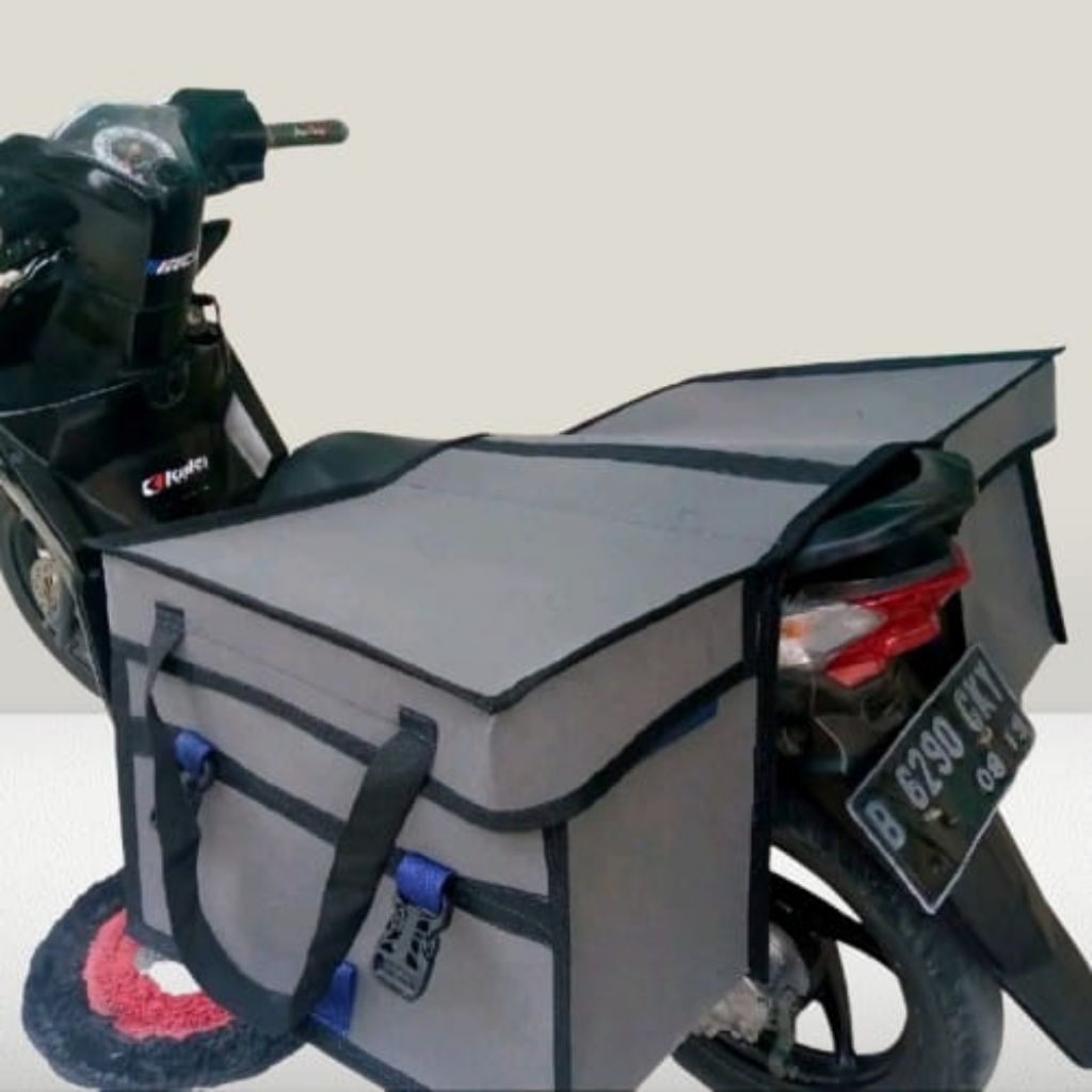 Kurir Motor Jumbo Tas Kurir Motor Jumbo Tutup Atas Tas Obrok Pengiriman Barang Kuat Awet Deskripsi P