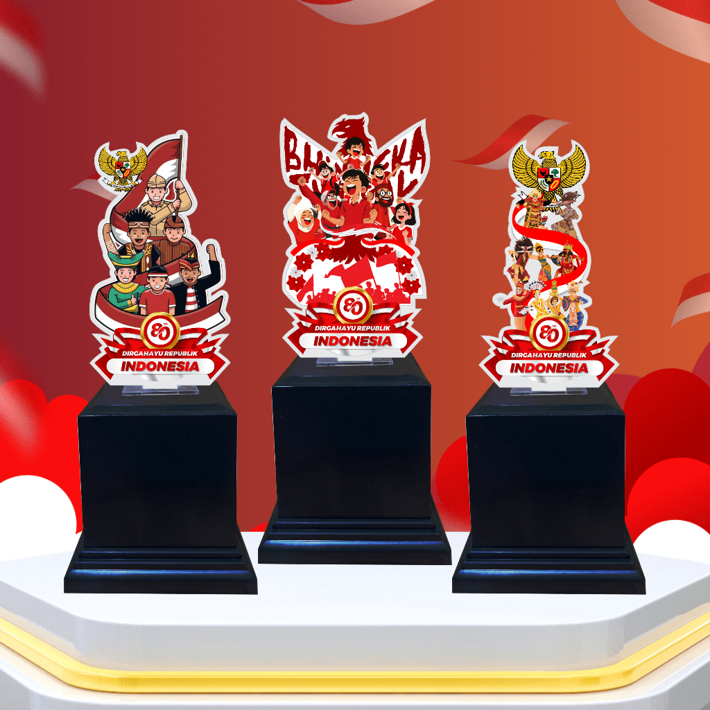 PIALA AKRILIK KEMERDEKAAN LOMBA 17 AGUSTUS