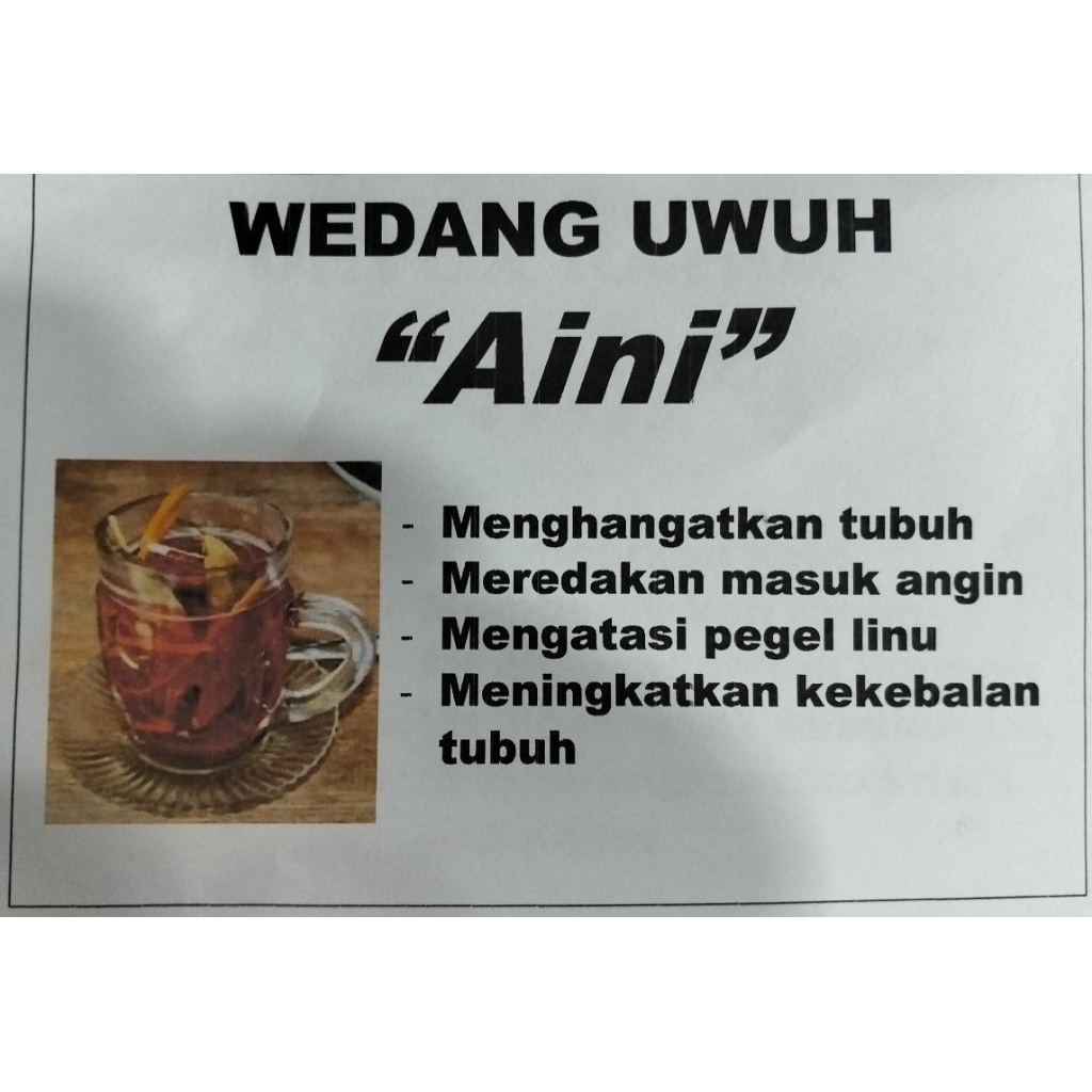 

wedang uwuh,300grm,isi 10 sachet & isian lebih padat isi