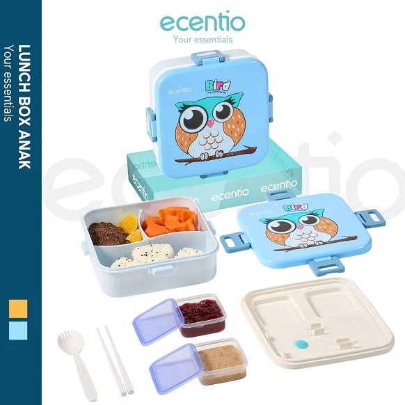 Hemat KOTAK MAKAN ECENTIO A25412542  Kotak Makan Ecentio A25412542 3 Sekat