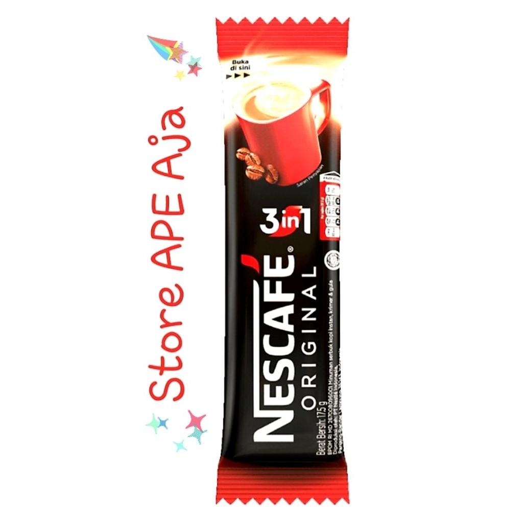 

NESCAFE 3in1 ORIGINAL [ 17.5 gr X 10 Sachet ]